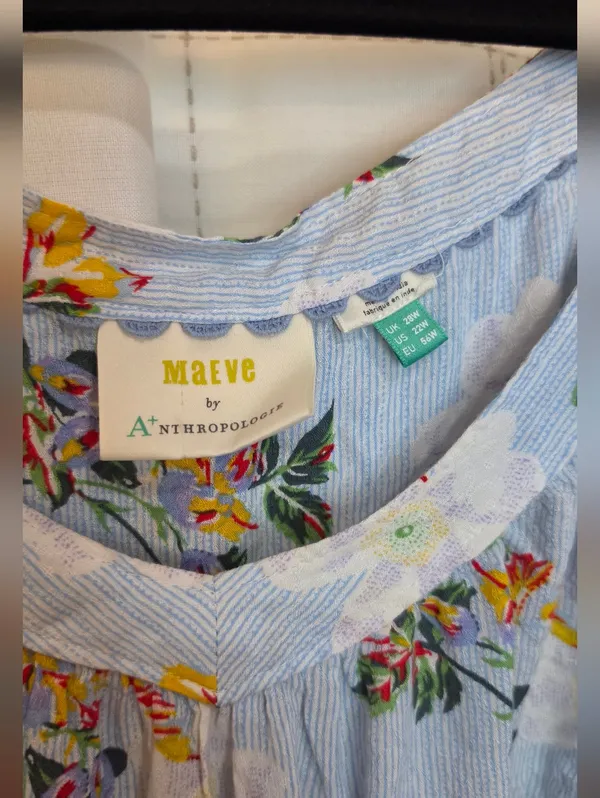 Anthropologie Maeve Floral Circle Top - Image 6