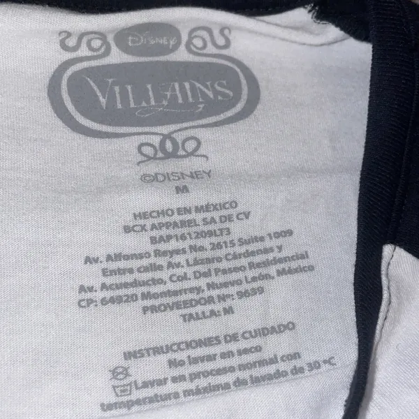 - Disney Villains Hades raglan baseball tee size medium - Image 4