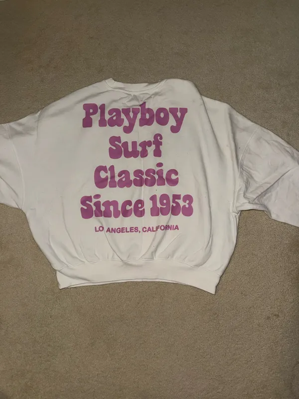 Playboy PacSun hibiscus crewneck - Image 3