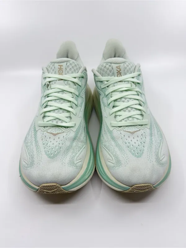 Hoka Women’s Clifton 10. Sea Glass/Jadeite Colorway SZ 10 Wide. - Image 2