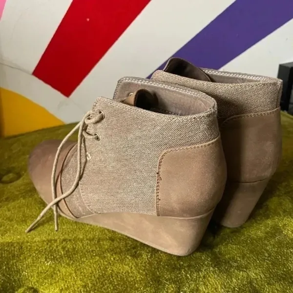 Pierre Dumas Brown Leather Booties Size 8‎ EUC! 019 - Image 3