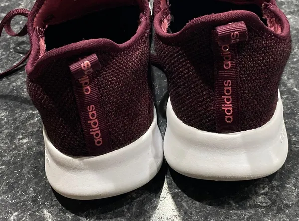 Adidas Maroon Cloudfoam Sneakers - Image 5