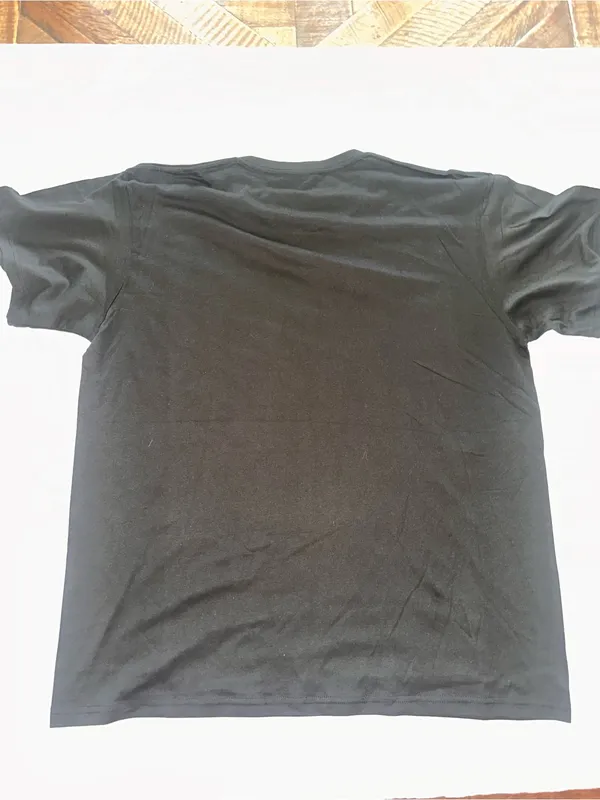 Laurita Garza Graphic Tee - Black with Sepia Print - Image 6