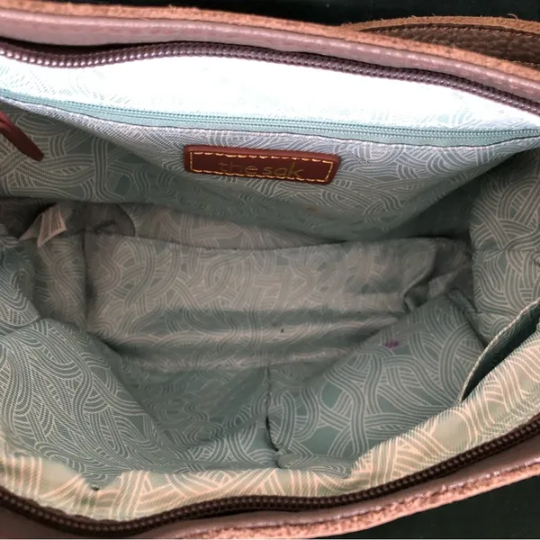 The Sak Gray Leather Shoulder Purse - Image 9