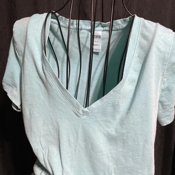 Pink Victoria’s secret’s light blue t-shirt​​​ - Image 2