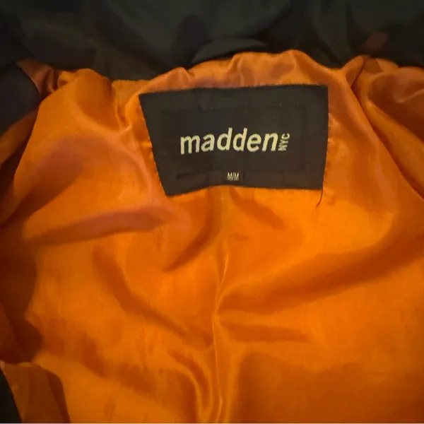 Steve Madden NYC Medium Black Lined and hooded Winter Parka - Image 5