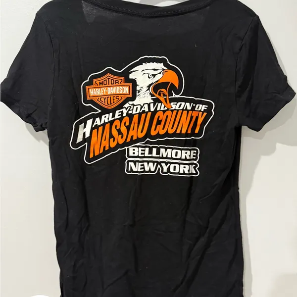 Harley-Davidson‎ Nassau New York Black T-Shirt Women’s Sz L G - Image 3