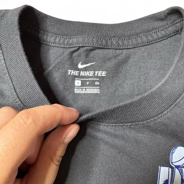 Nike Rams Super Bowl LVI Champions Tee Small Gray NFL - Image 7
