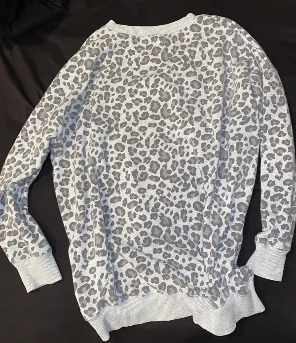 American Eagle Cheetah Print Fleece Pullover - Image 2