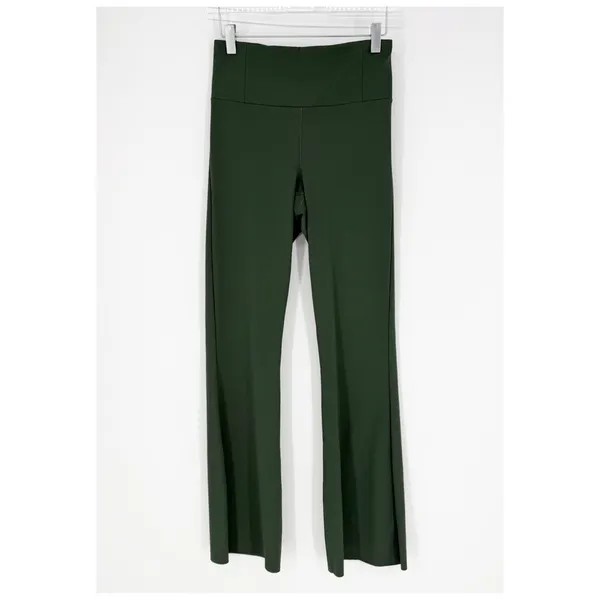 NWT Yitty High Rise Flared Active‎ Leggings Women's Size S Green Gym Girl - Image 2