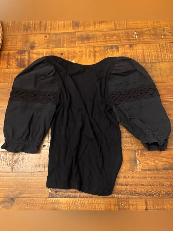 FREE PEOPLE Something Special Tee‎ Black Size undefined - Image 5
