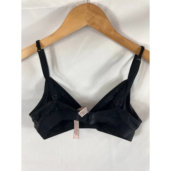 victorias secret gold polka dot bralette M - Image 3