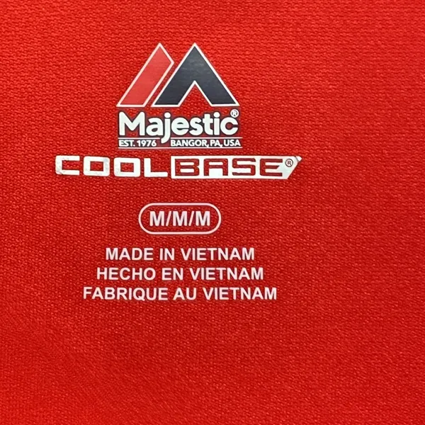 Majestic Chicago Blackhawks red zip-up pullover - Image 4