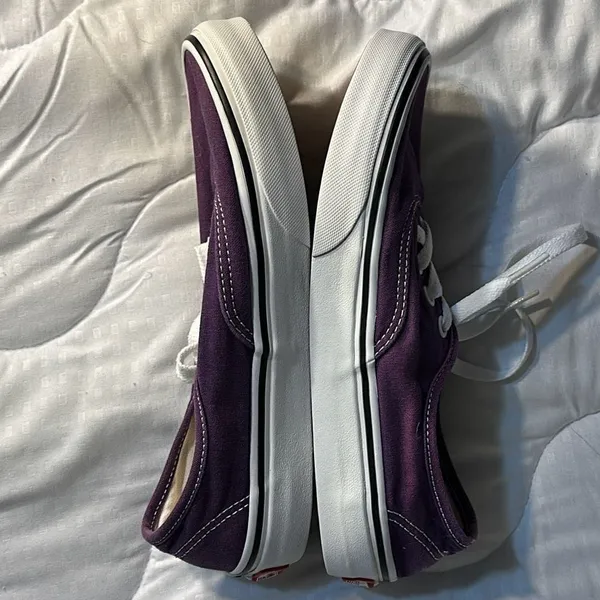 Vans off the wall Purple Shoes Size 5 Men. 6.5 Women - Image 2