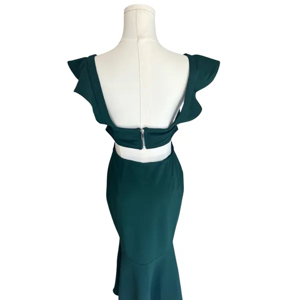Petal & Pup - Yvonne Hi Low Backless Midi Dress Sz L - Image 6