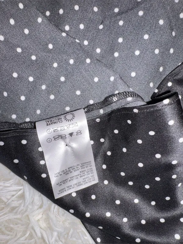 NEW Reformation Daniela Silk Selene Polka Dots Halter Maxi Sz 6 - Image 12
