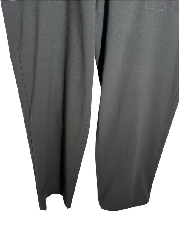 Lafayette 148 Pull On Straight Leg Pants Brown XL Stretch Waist Pockets - Image 5