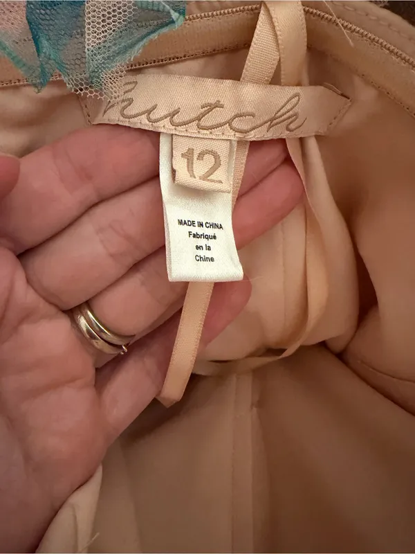 EUC Hutch Bromley Strapless Tulle Gown Sz 12. - Image 4
