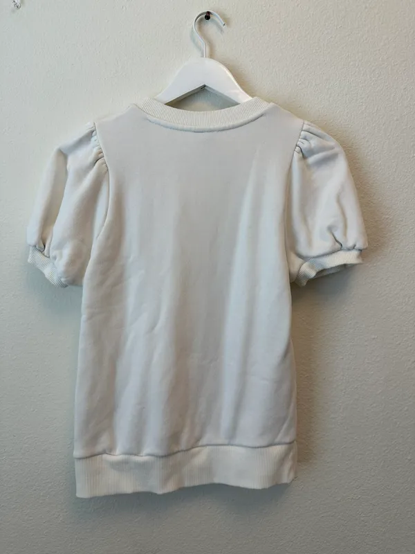 A New Day White Puff Sleeve Sweater - Image 3