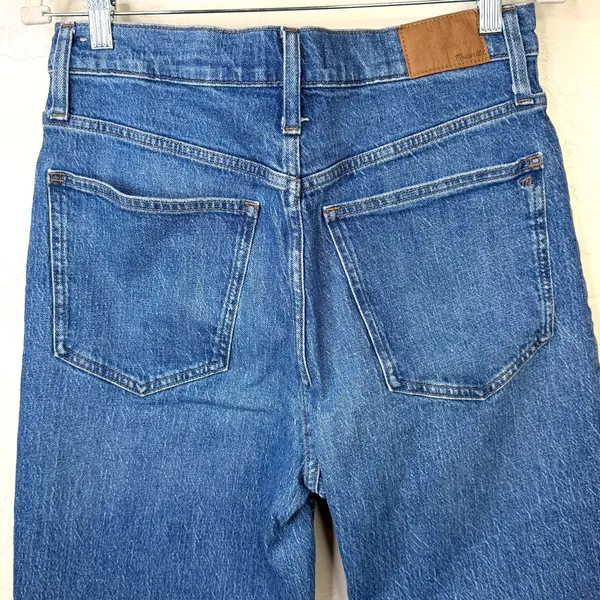 Madewell Leifland Wash The Perfect Vintage Wide-Leg Comfort Stretch Cotton Jeans - Image 7