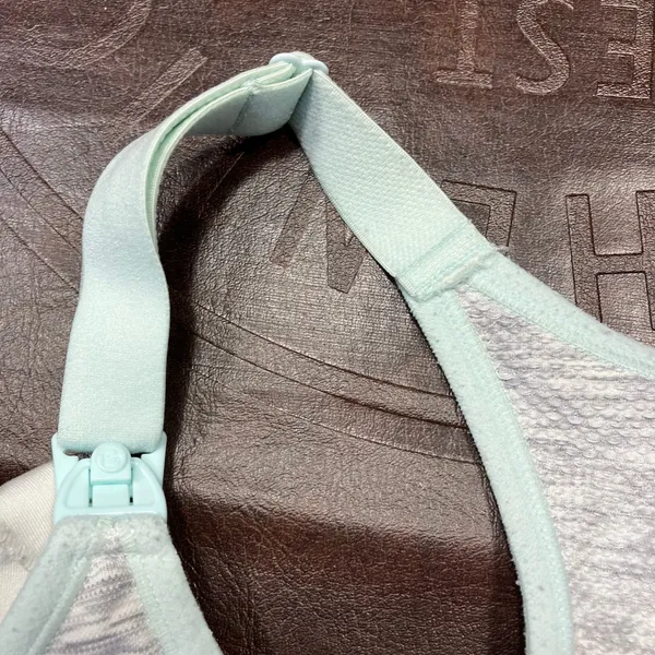 Bravado! Designs Gray Nursing‎ Sports Bra L Adjustable Racerback Clip Down - Image 5