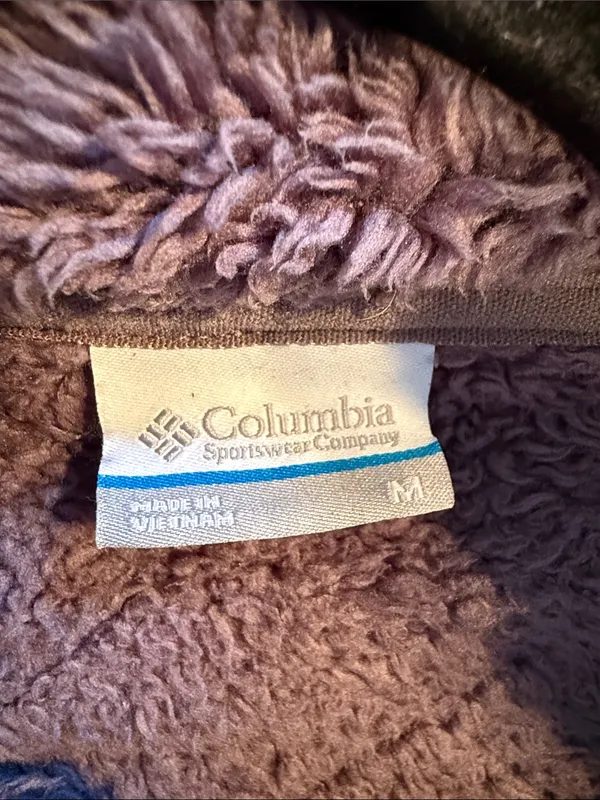 Columbia med Plush Full-Zip Teddy Jacket zippered pockets collared neck warm - Image 6