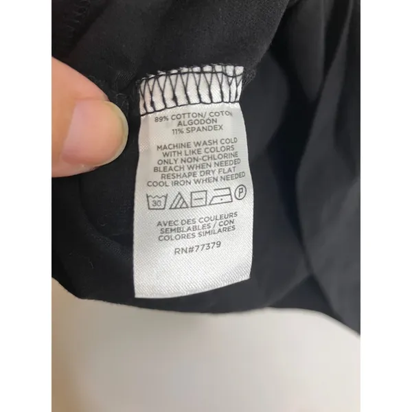 Ann Taylor Tank Top Womens L Black NEW Scoop Neck Sleeveless Cotton Blend - Image 4