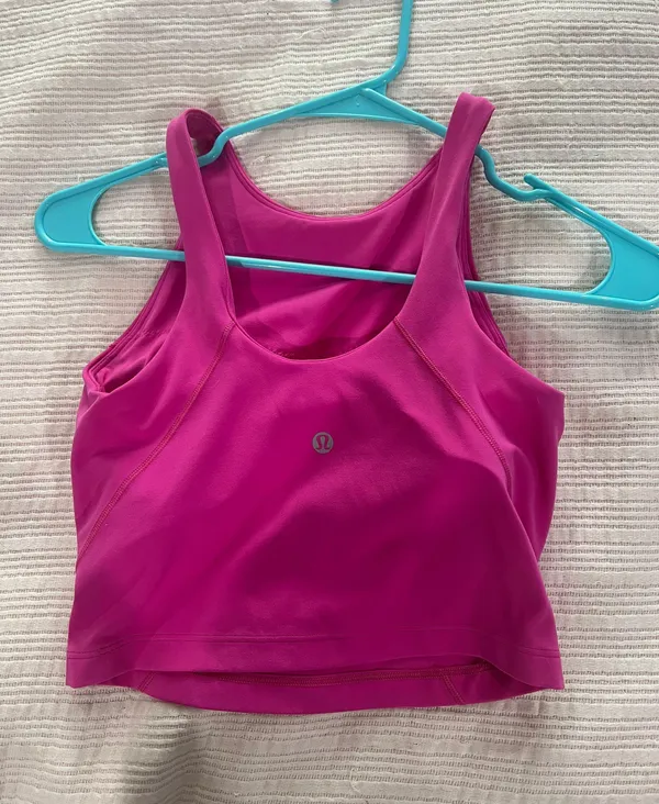 Lululemon Pink High Neck Align Tank - Image 2