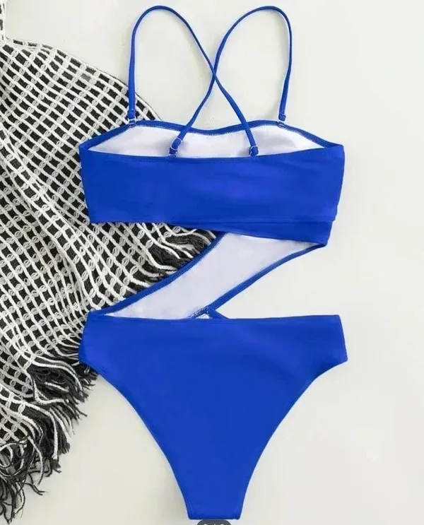 One piece bathing suit Blue Size M - Image 2