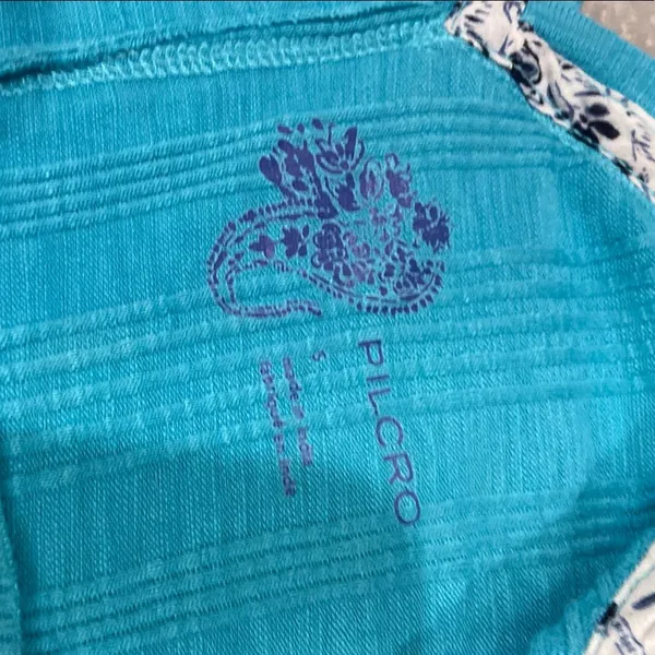 Pilcro Anthropologie Women's Blue V-Neck Top - Image 2