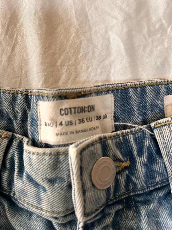 Denim Jorts Size 4 - Image 3
