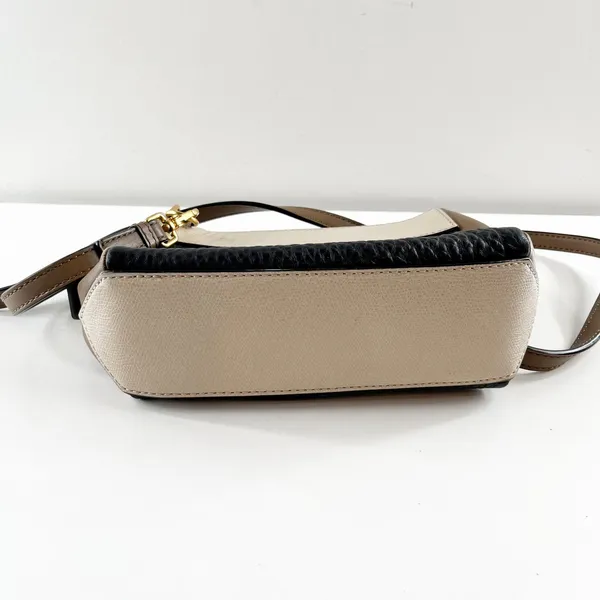 Marc by Marc Jacobs Shelter Island Colorblock Pebble Leather Crossbody Bag Tan - Image 5