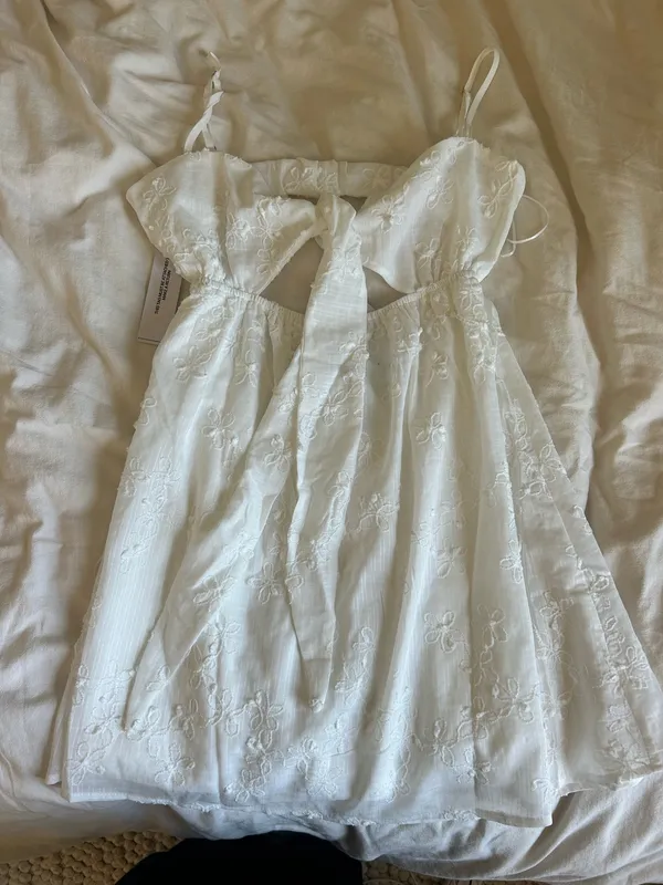 Princess Polly Dress White Mini - Image 2