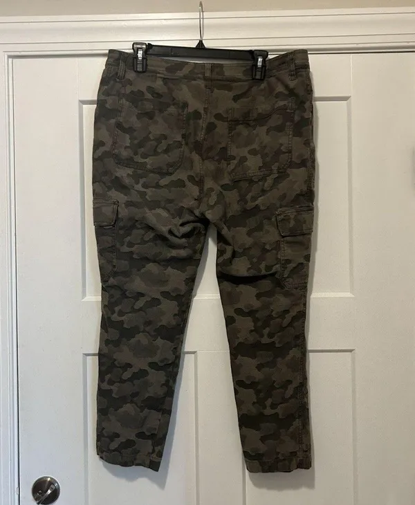 J Crew Camo Cargo Utility Military Pants Women’s Size 32 Mid Rise Camouflage - Image 4