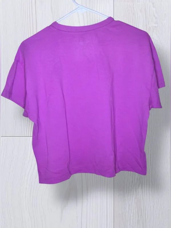 NWT PRINCE Purple Short Sleeve Boxy Crop Top | Pickleball Tennis Tee - Image 5