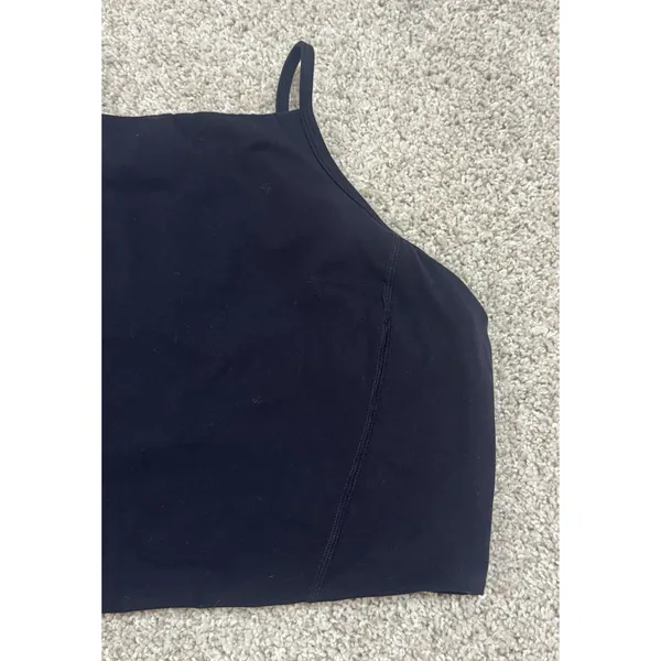 Buff Bunny Collection Ivy Crop Top Black Strappy Back Athletic Tank Size M - Image 5