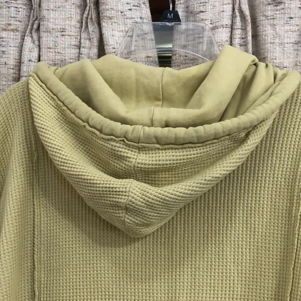 American Eagle Waffle Knit Hooded Shacket  - Image 6