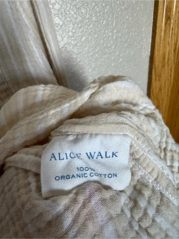 Alice Walk Striped Cotton Gauze Blouse Medium Ombré - Image 4