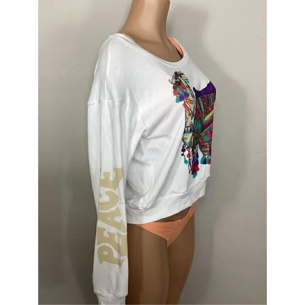 New Lauren Moshi love and peace sweatshirt. Small. $154 - Image 4