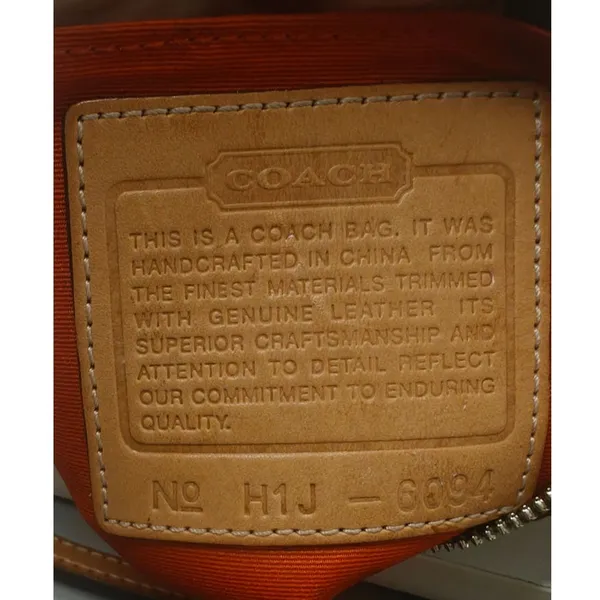 Vintage tan Coach demi mini canvas leather #6094 - Image 12