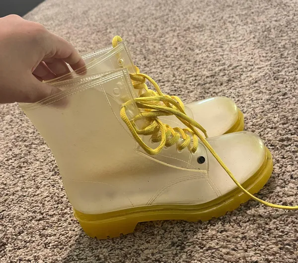 Workshop G Six  Transparent Work Boots - Image 2