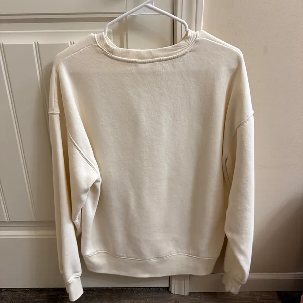 Champion Crewneck Sweatshirt Cream Women’s - Image 2