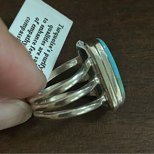Sterling Silver Turquoise Ring NWT - Image 4