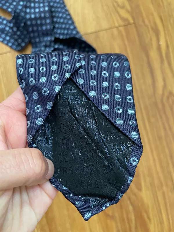 Versace silk tie  - Image 6