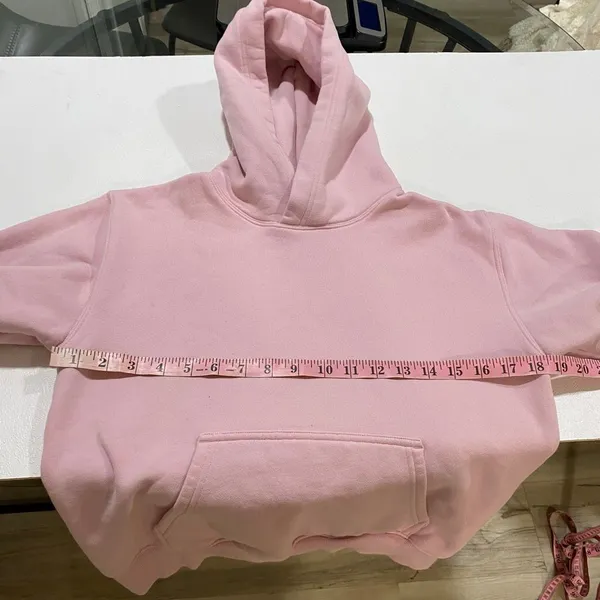 Aritzia Sweatfleece Perfect Hoodie XS Pink Oversized Pullover Cozy - Image 5