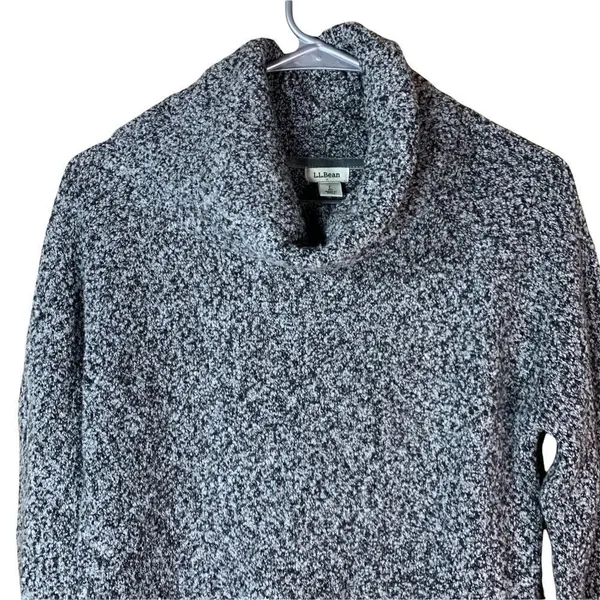L.L. Bean wool blend turtle neck sweater‎ Gray Size L - Image 2
