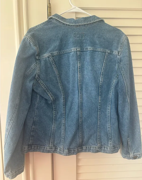 Vintage Denim Jacket Blue Size L - Image 2