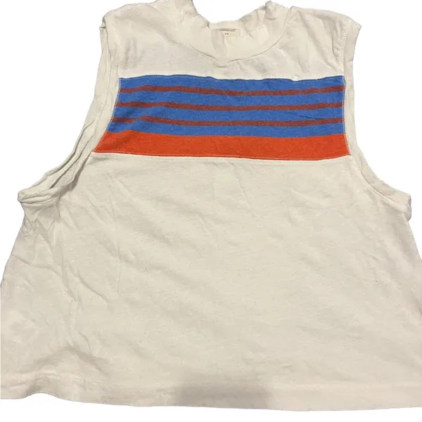We the free white sleeveless shirt size small - Image 5