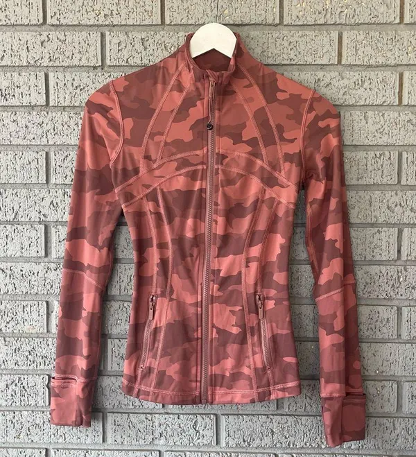 Lululemon Define Jacket Heritage 365 Camo Brier Rose Multi Pink Size 0 - Image 4