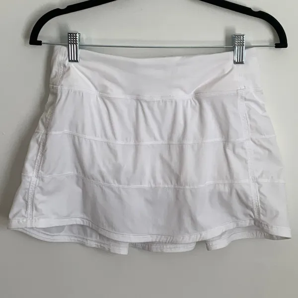 Lululemon Pace Rival Skirt‎ (Tall) *4-way Stretch 15"White size 4 - Image 4